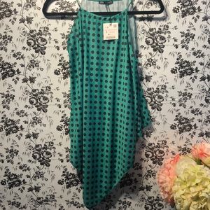 Zara high low side tank top